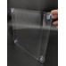 FixtureDisplays® Clear Window Sign Holder with Suction Cups (8.5-x-11-inch) Made from Durable PET Material Shatter Resistant 12068